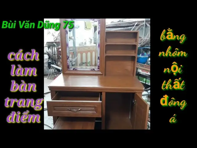 Tủ Trang Điểm Bằng Nhôm
