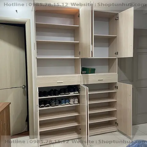 Tủ Vải Đựng Giày 4 Tầng