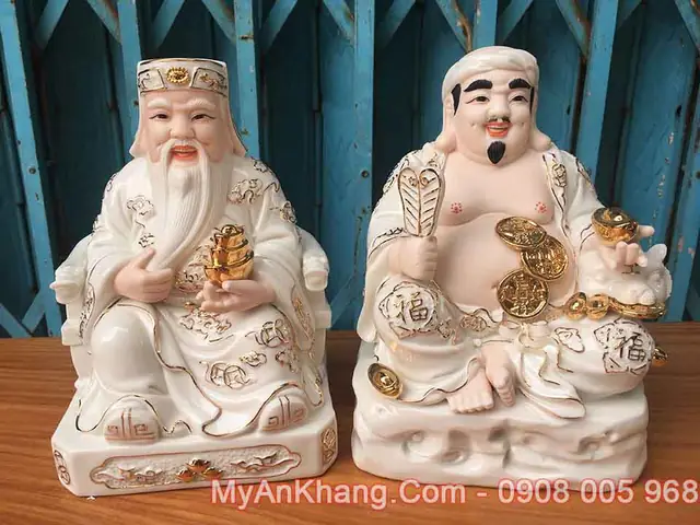 Tượng Ông Địa Bằng Gỗ