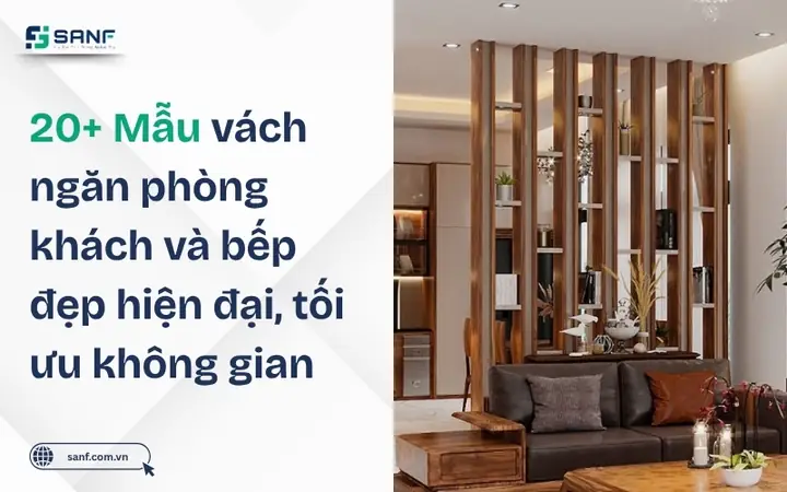 Vách Ngăn Bằng Gỗ Đẹp