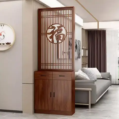 Vách Ngăn Kết Hợp Tủ Giày