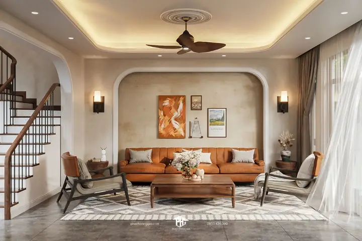 Vẽ Phối Cảnh Căn Phòng Khách