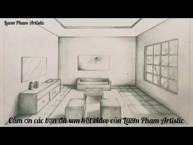 Vẽ Phối Cảnh Căn Phòng Khách
