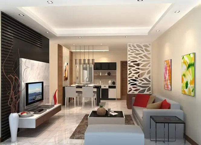 Xây Nhà Cấp 4 Phòng Khách Liền Bếp