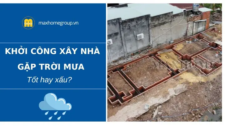 Xay Nha Gap Mua Tot Hay Xau