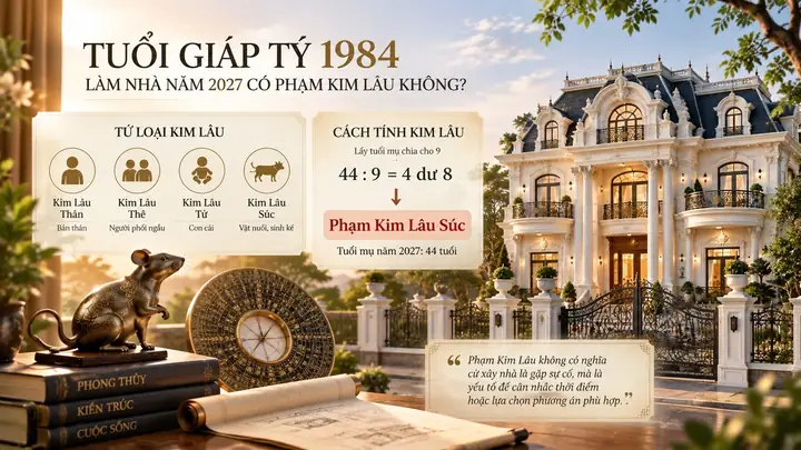 Xem Tuổi Làm Nhà Cho Người Sinh Năm 1984
