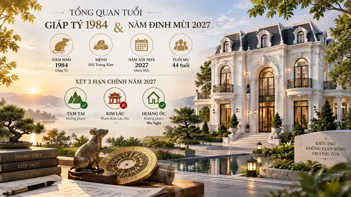 Xem Tuổi Làm Nhà Cho Người Sinh Năm 1984