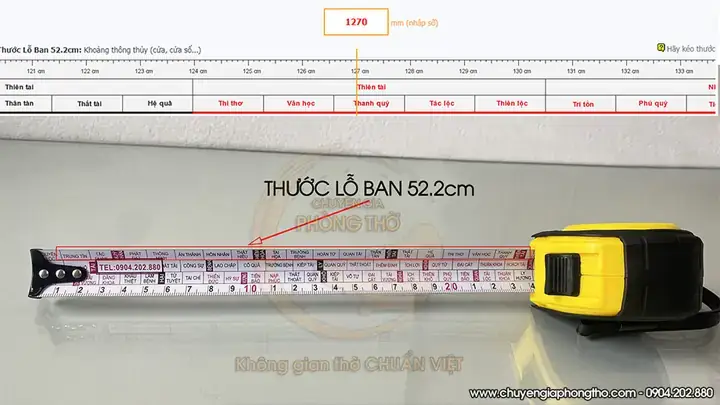Ý Nghĩa Của Các Cung Trên Thước Lỗ Ban